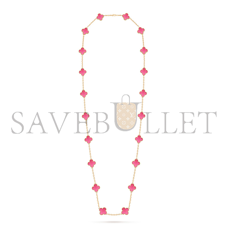 V*n Cl**f ARPELS VINTAGE ALHAMBRA LONG NECKLACE 20 MOTIFS VCARPQZG00
